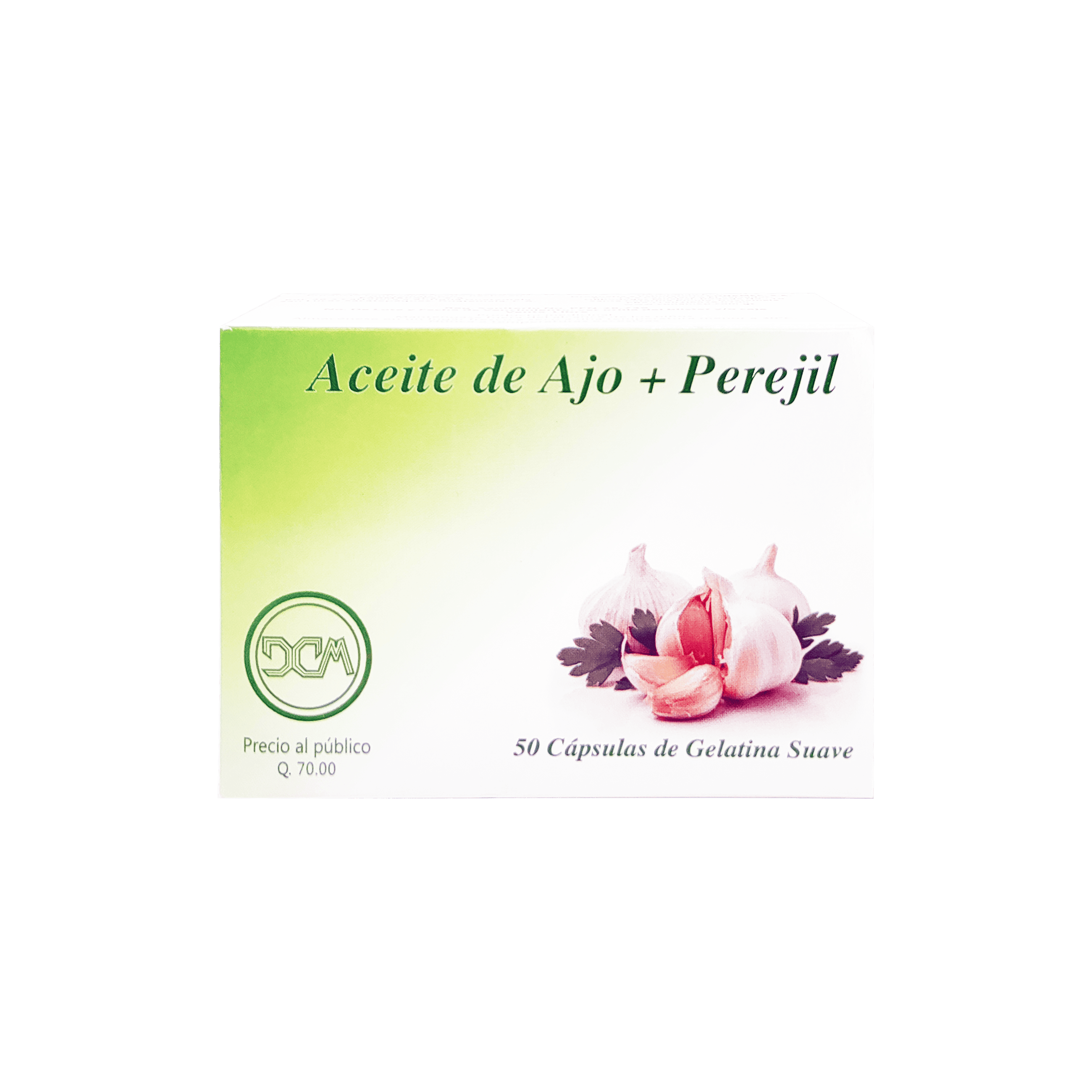 1023_Aceite de Ajo + Perejil Conamep 200_100mg , 50 Capsulas