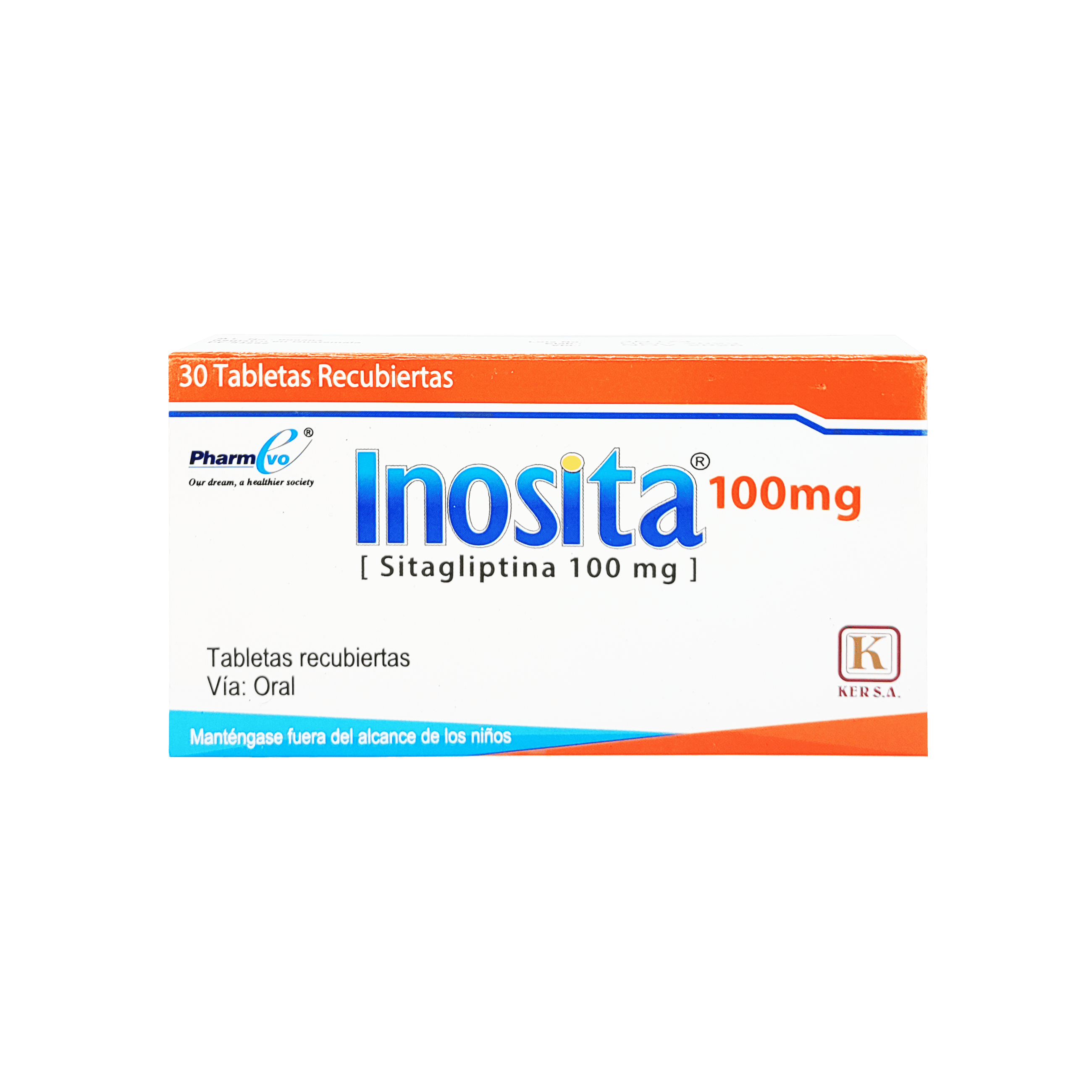 1049_Inosita 100mg, 30 tabletas recubiertas