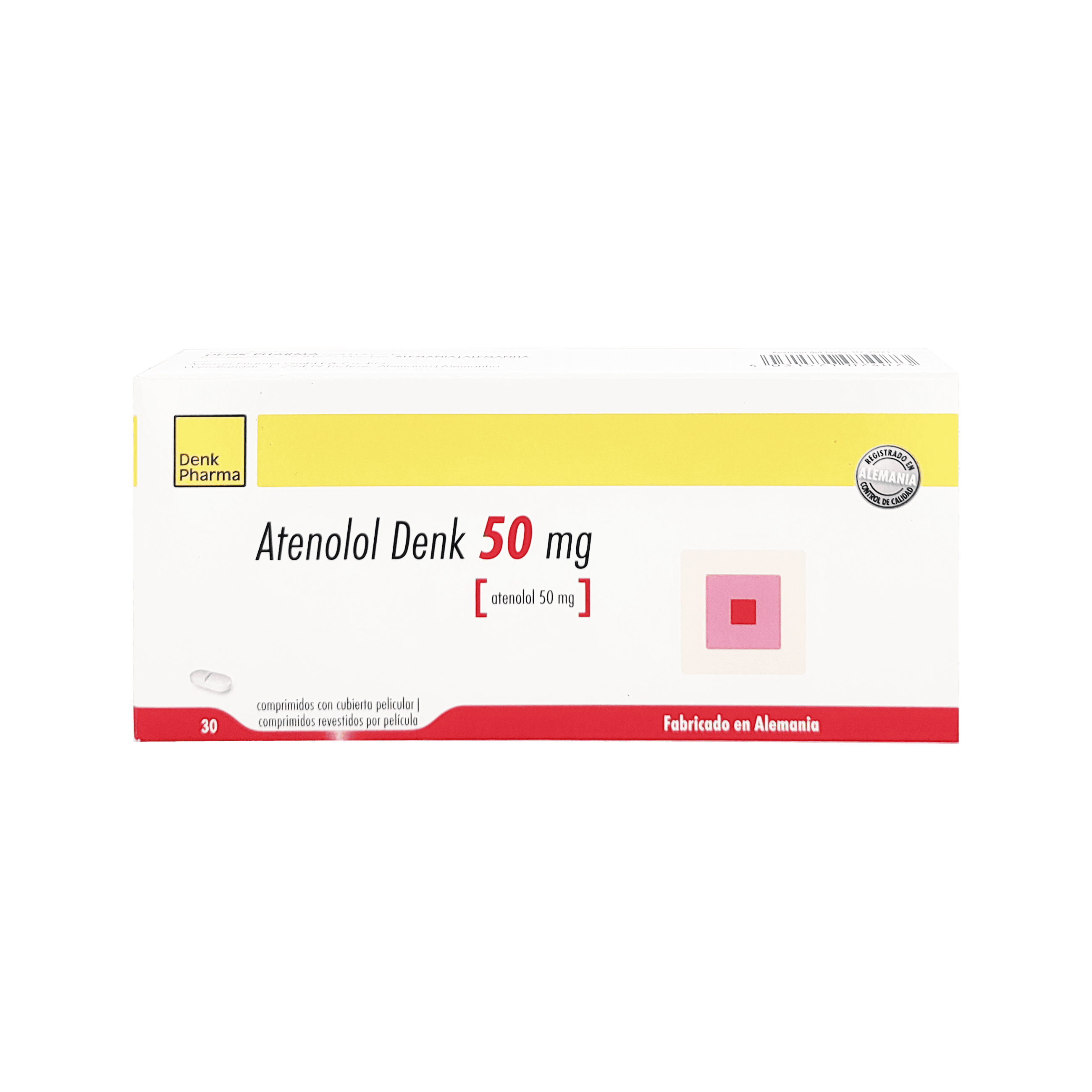 1198_Atenolol Denk 50mg , 1 de 30 comprimidos