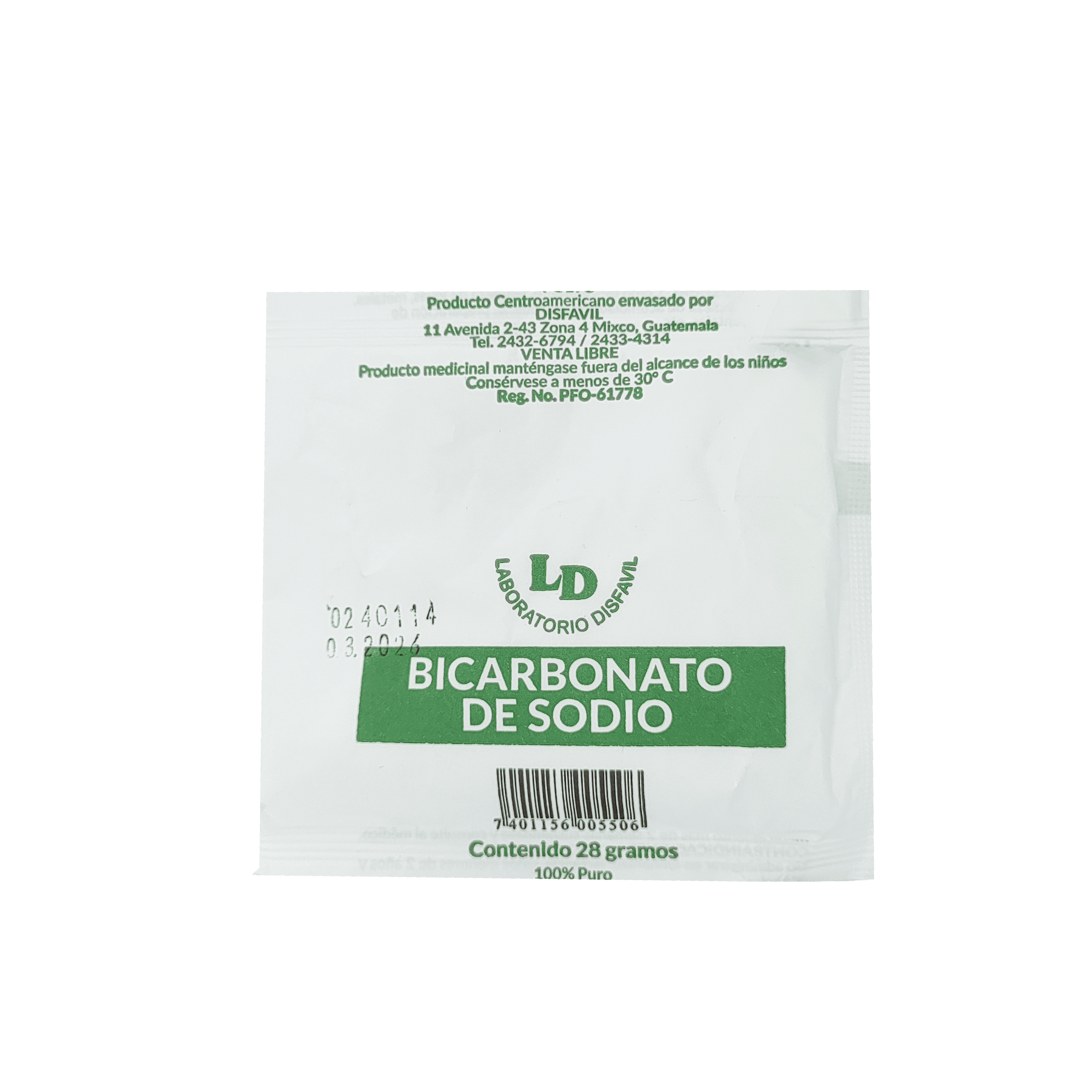 1365_Bicarbonato de Soda Disfavil, 1 onza