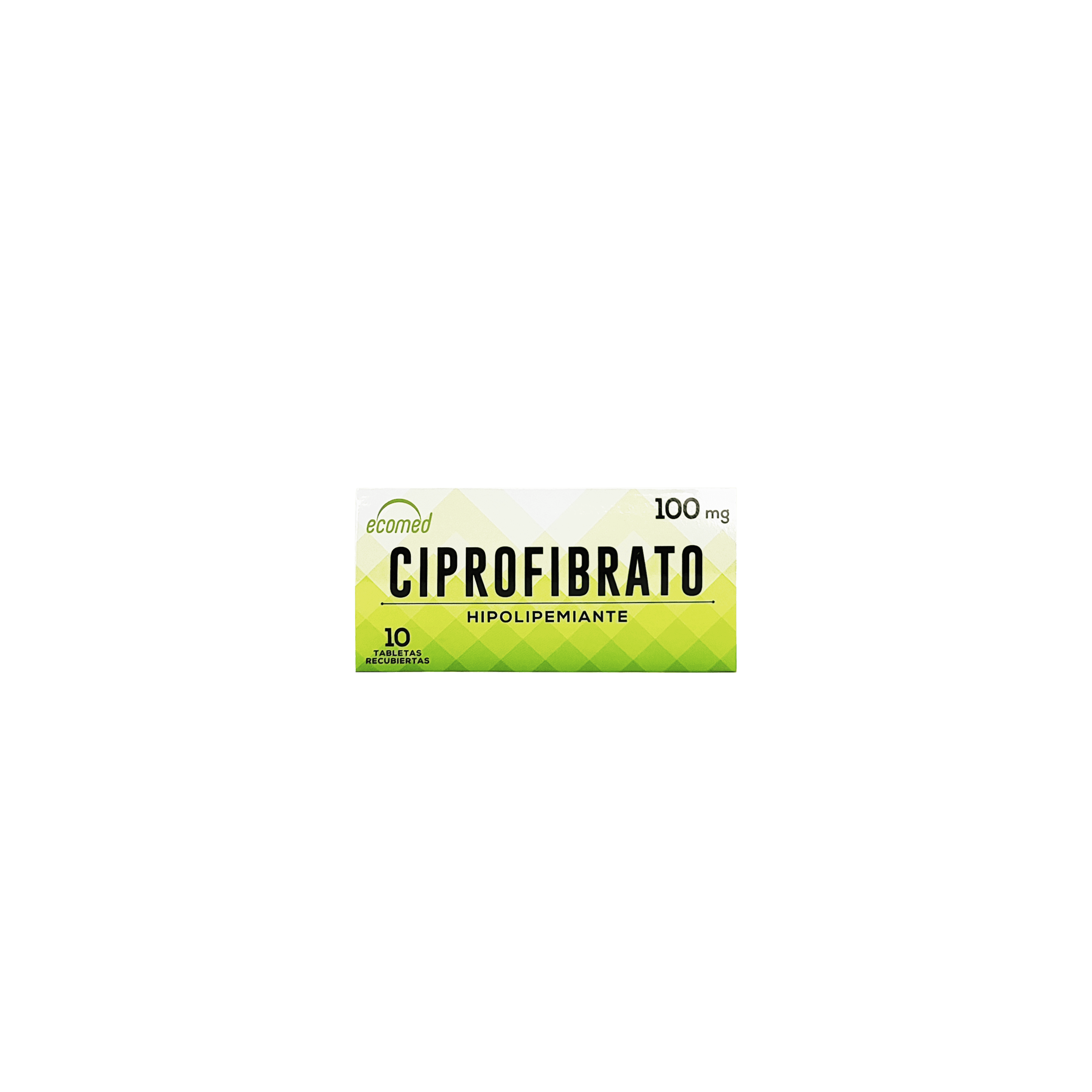 1441_Ciprofibrato Ecomed 100mg , 10 tabletas
