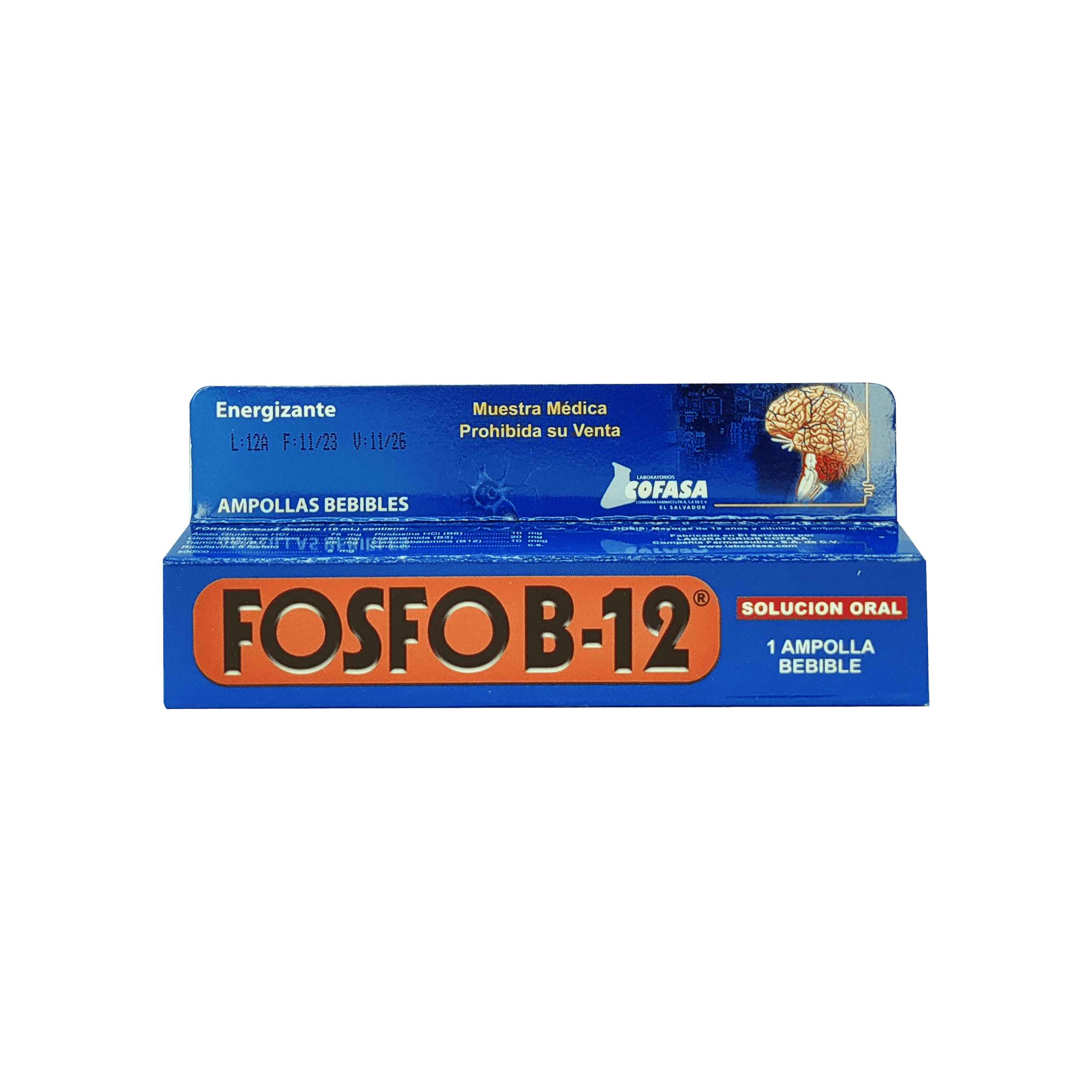 1454_Fosfo B-12, 15 ampollas bebibles