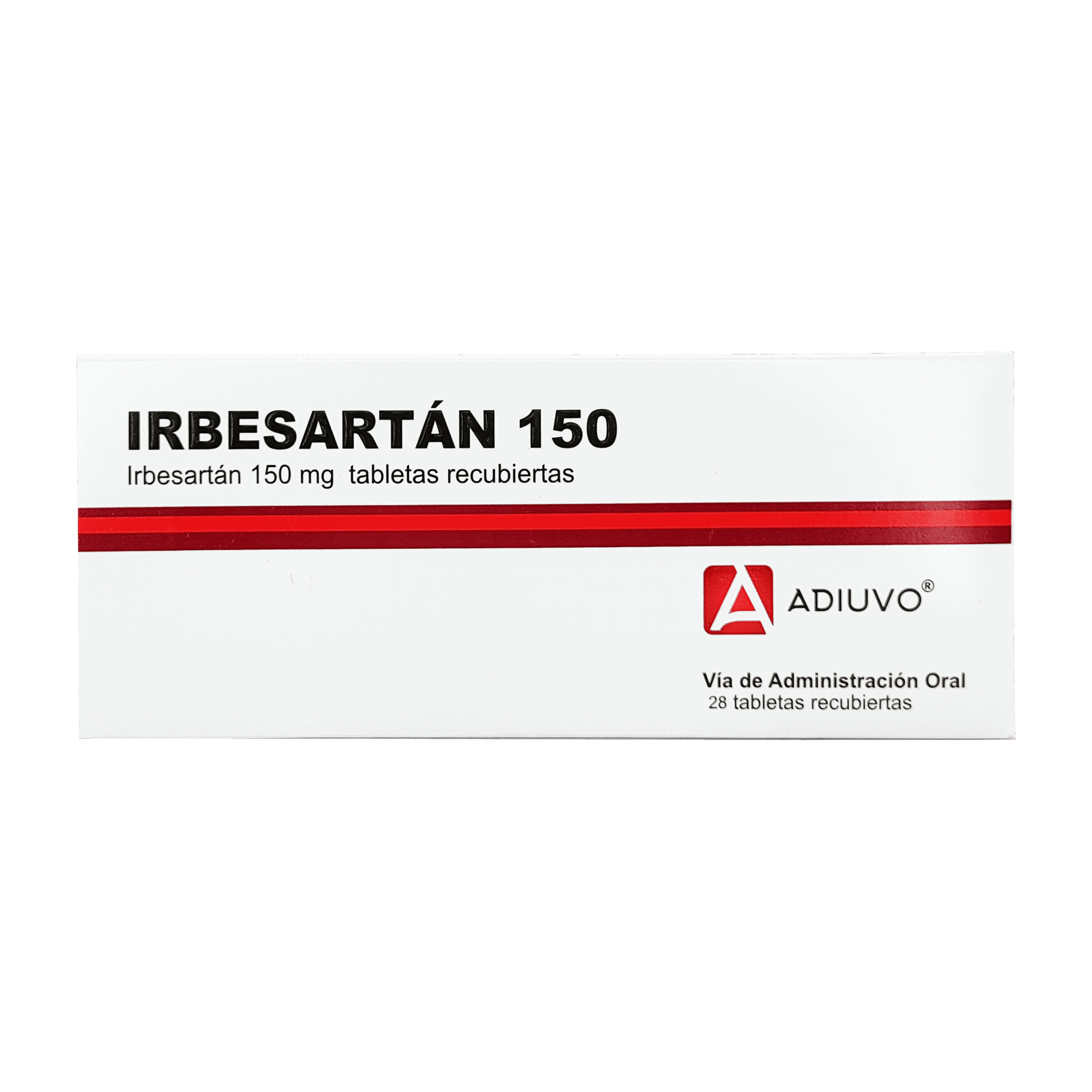 1459_Irbesartan Adiuvo 150mg , 28 tabletas recubiertas