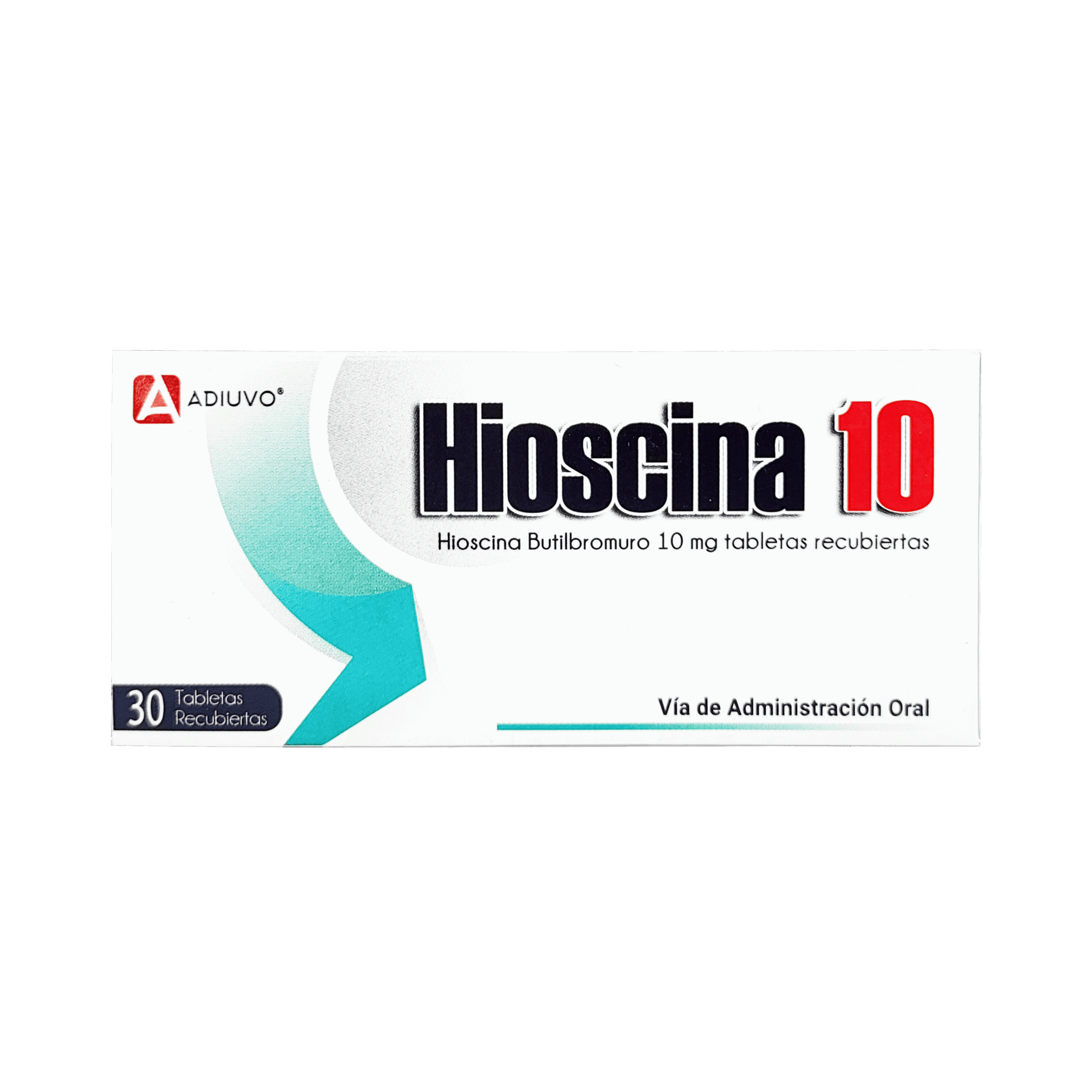 1524_Hioscina Adiuvo 10mg , 1 de 30 tabletas recubiertas