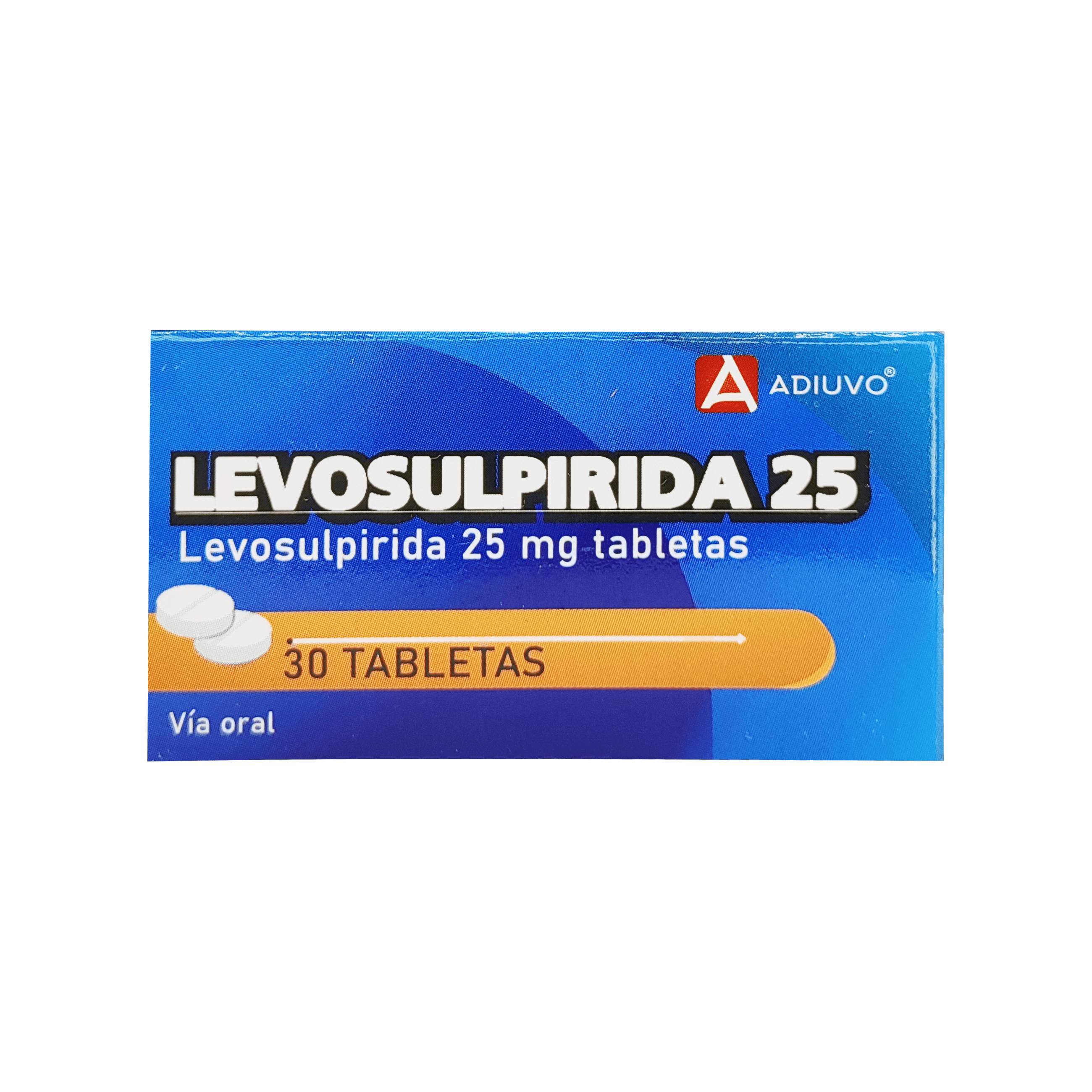 1643_Levosulpirida Adiuvo 25mg, 1 de 30 Tabletas