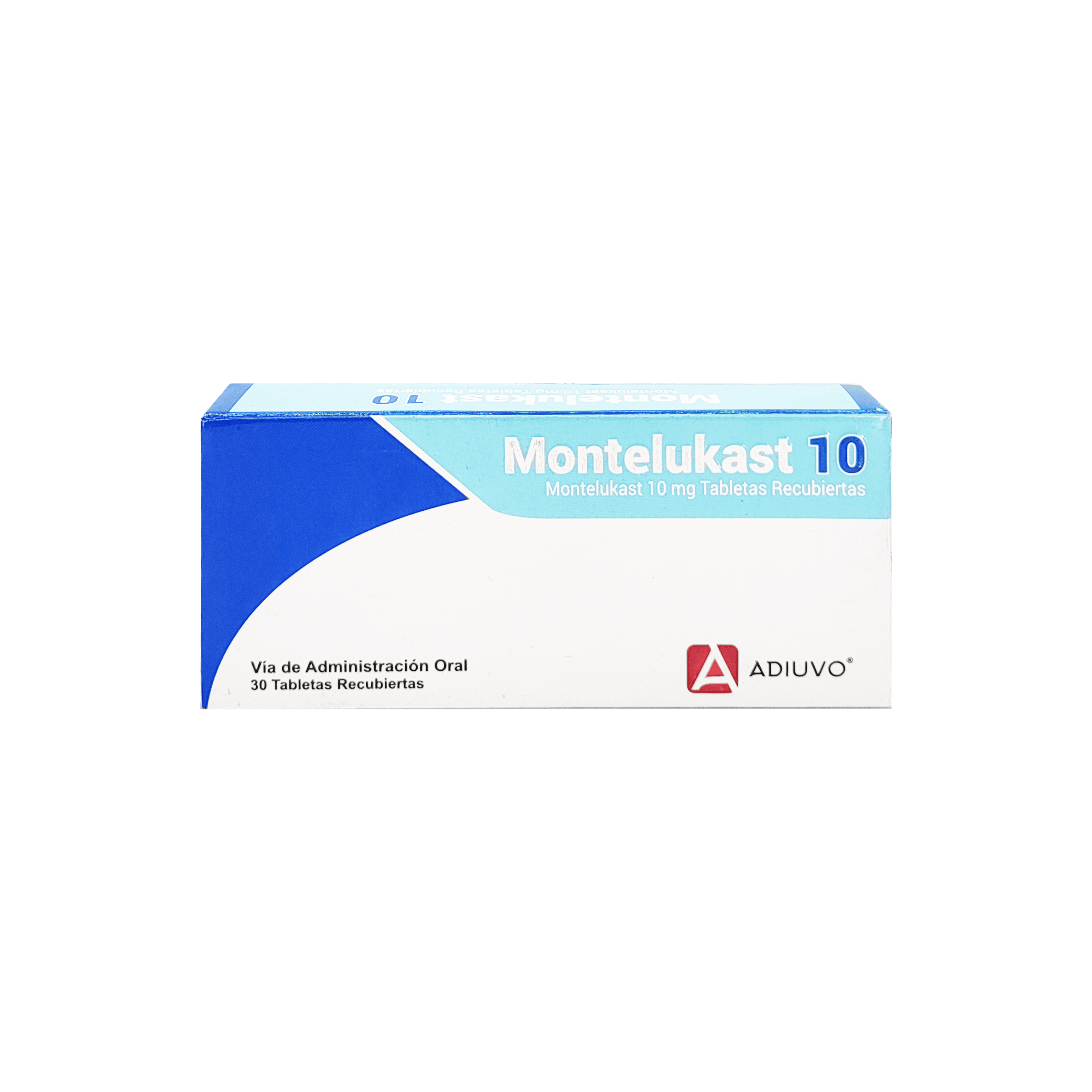 1681_Montelukast Adiuvo 10mg, 1 de 30 Tabletas Recubiertas