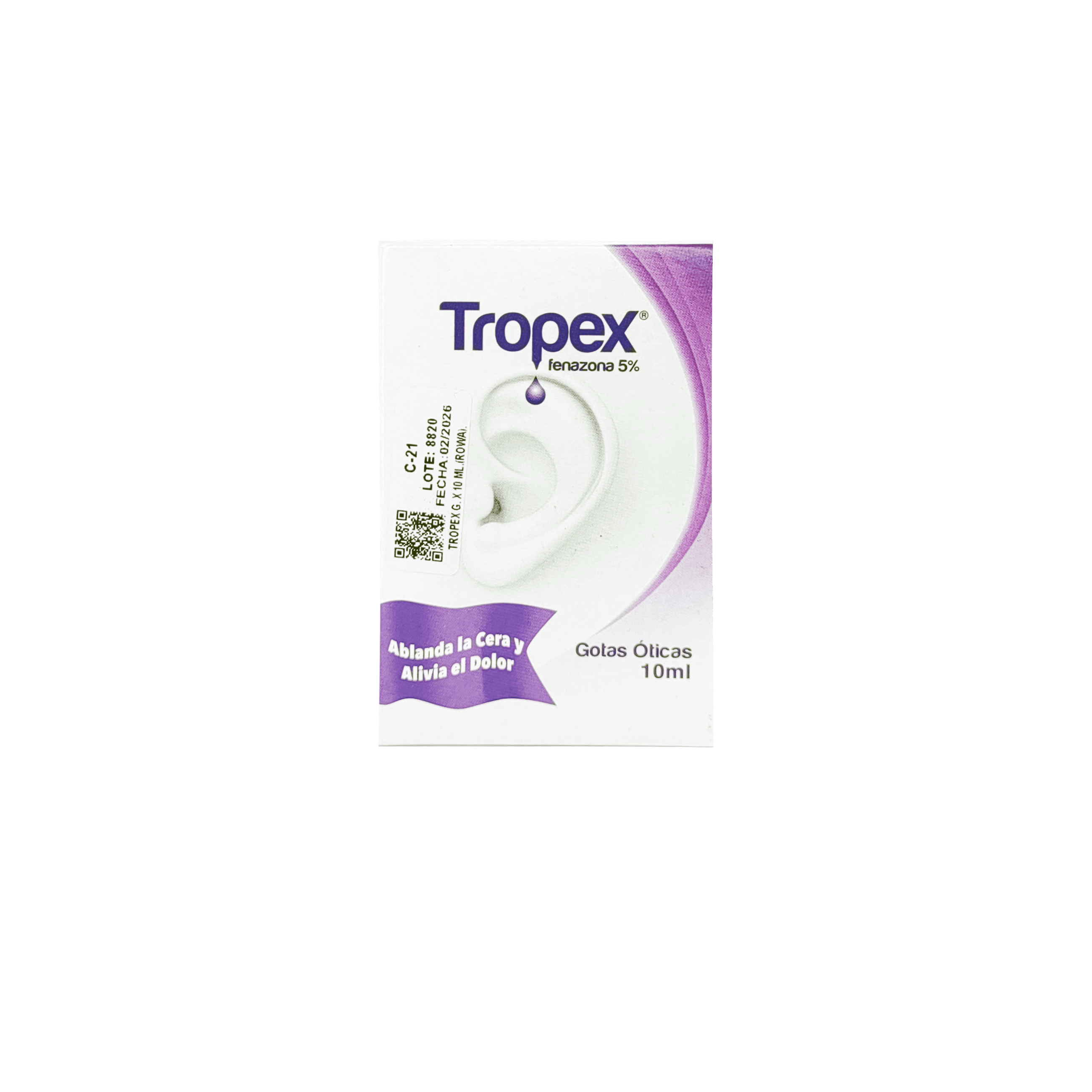 1690_Tropex Gotas Oticas, frasco 10ml