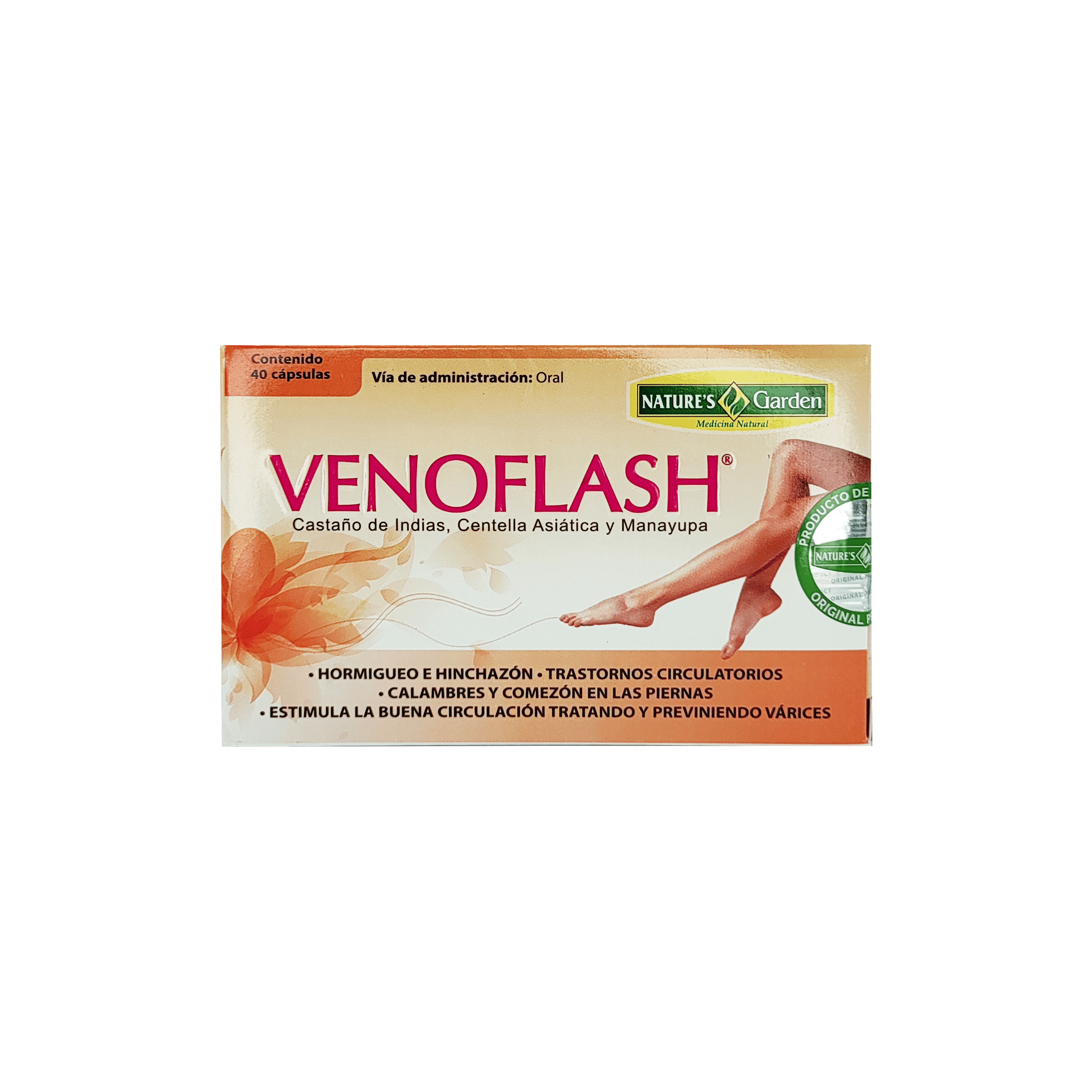 1697_Venoflash, 40 capsulas