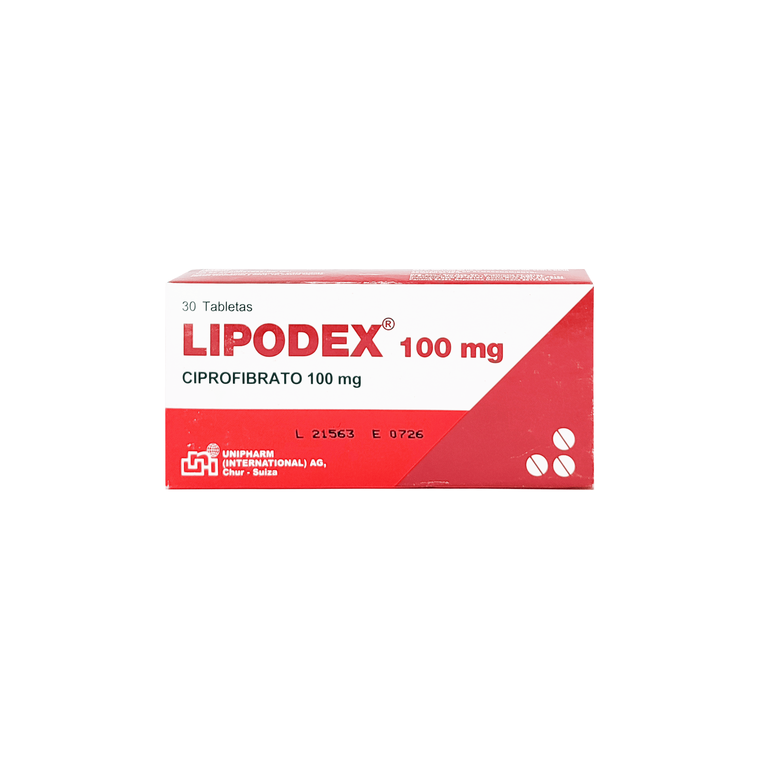 1735_Lipodex 100mg, 30 tabletas