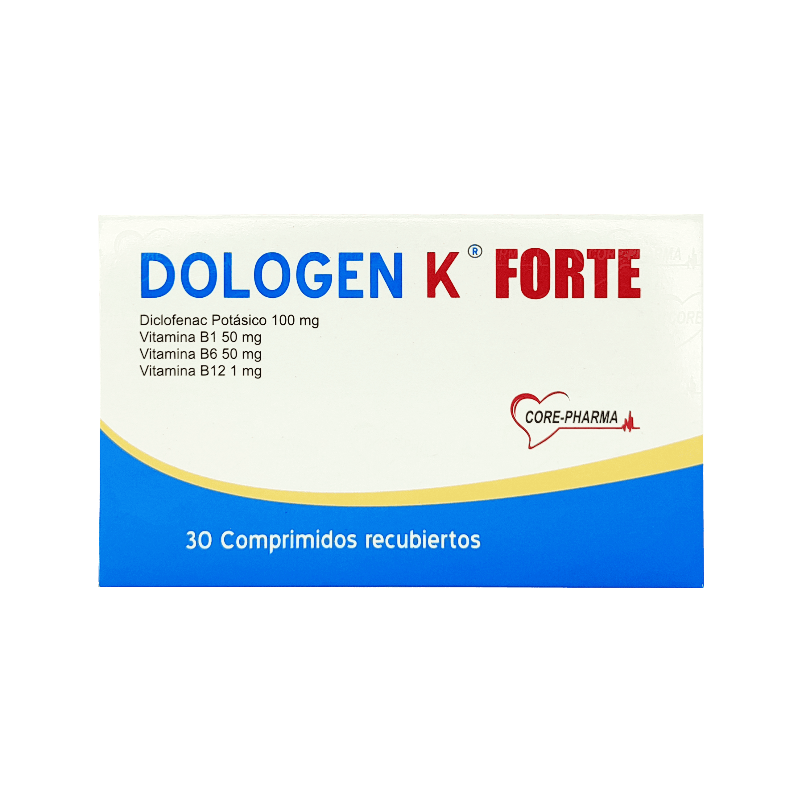 1845_Dologen K Forte, 1 de 30 tabletas