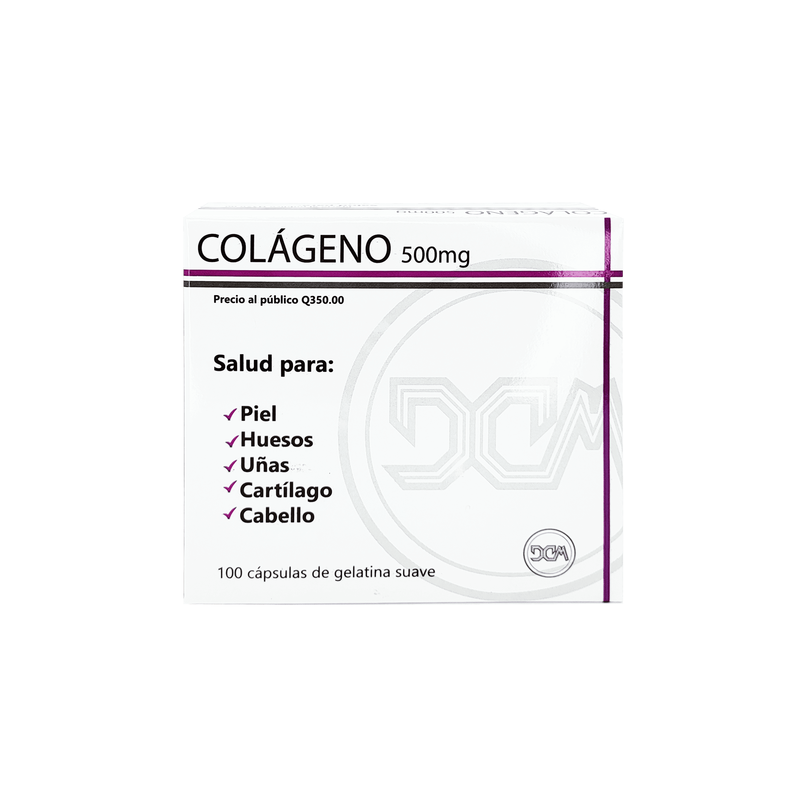 1865_Colageno Farmacaps 500mg , 1 de 10 blister (10 capsulas)
