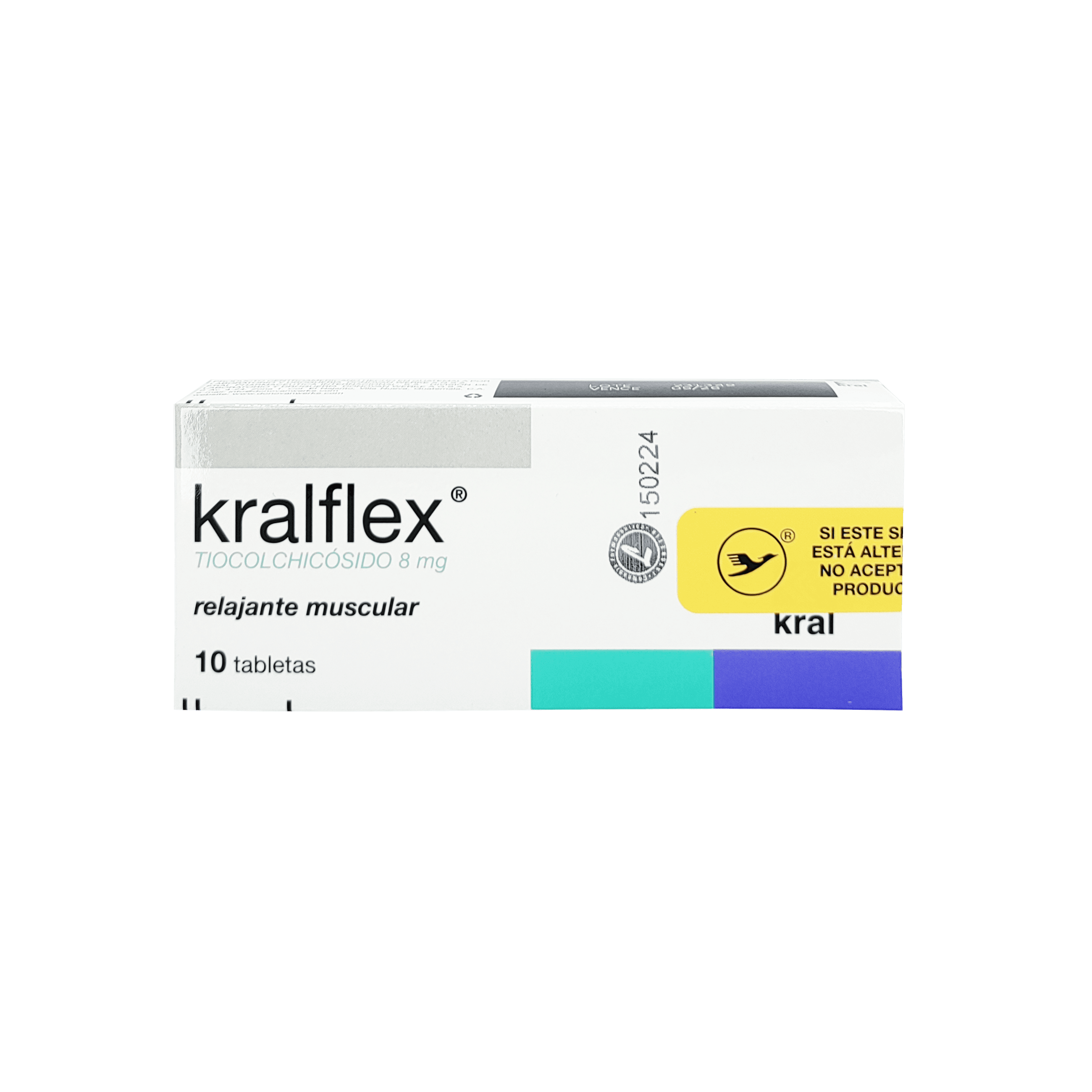 1887_Kralflex 8mg_10 tabletas