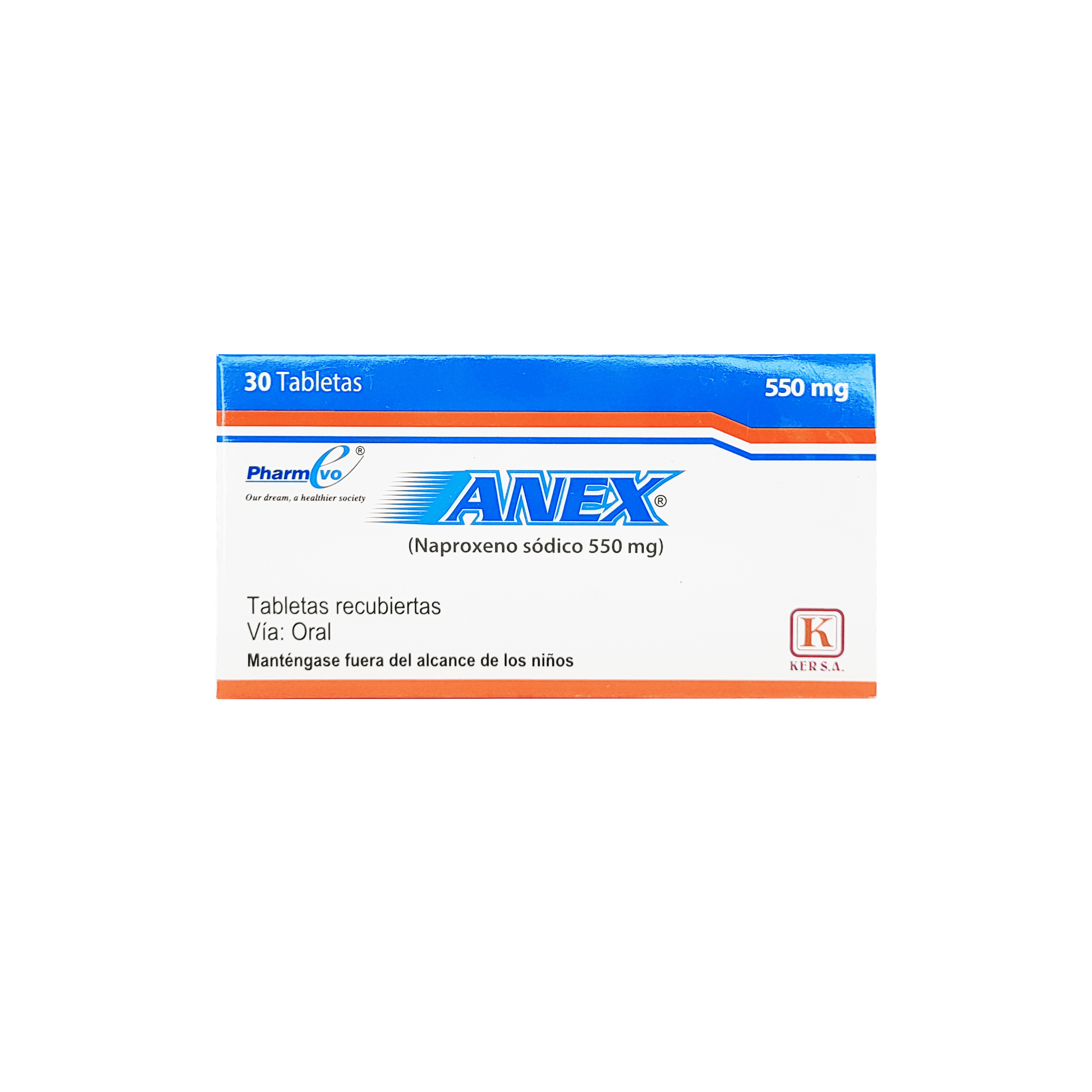 1955_Anex 550mg, 1 de 3 blister (10 tabletas)