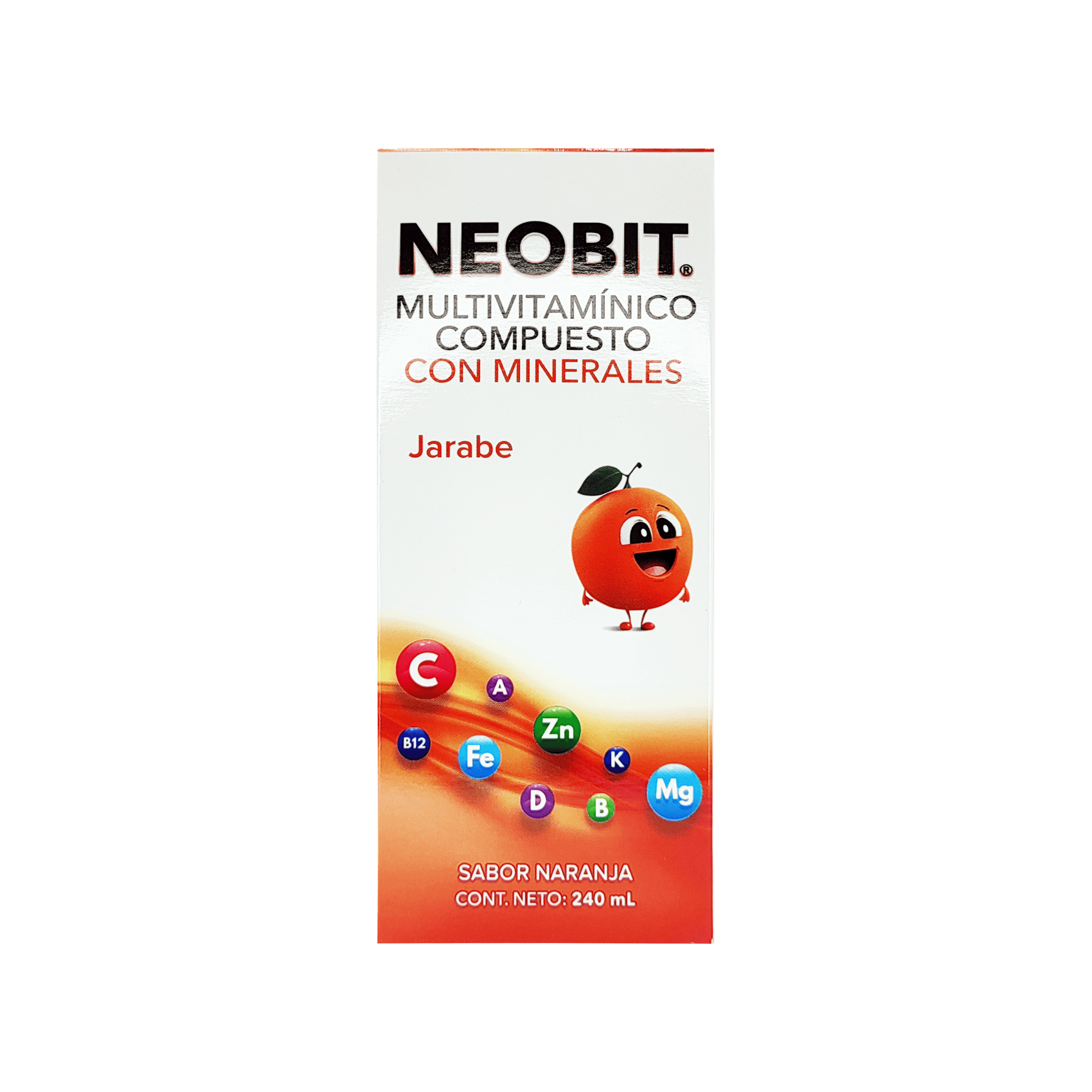 2008_Neobit Multivinaminico Compuesto Jarabe Sabor Naranja, frasco 240ml