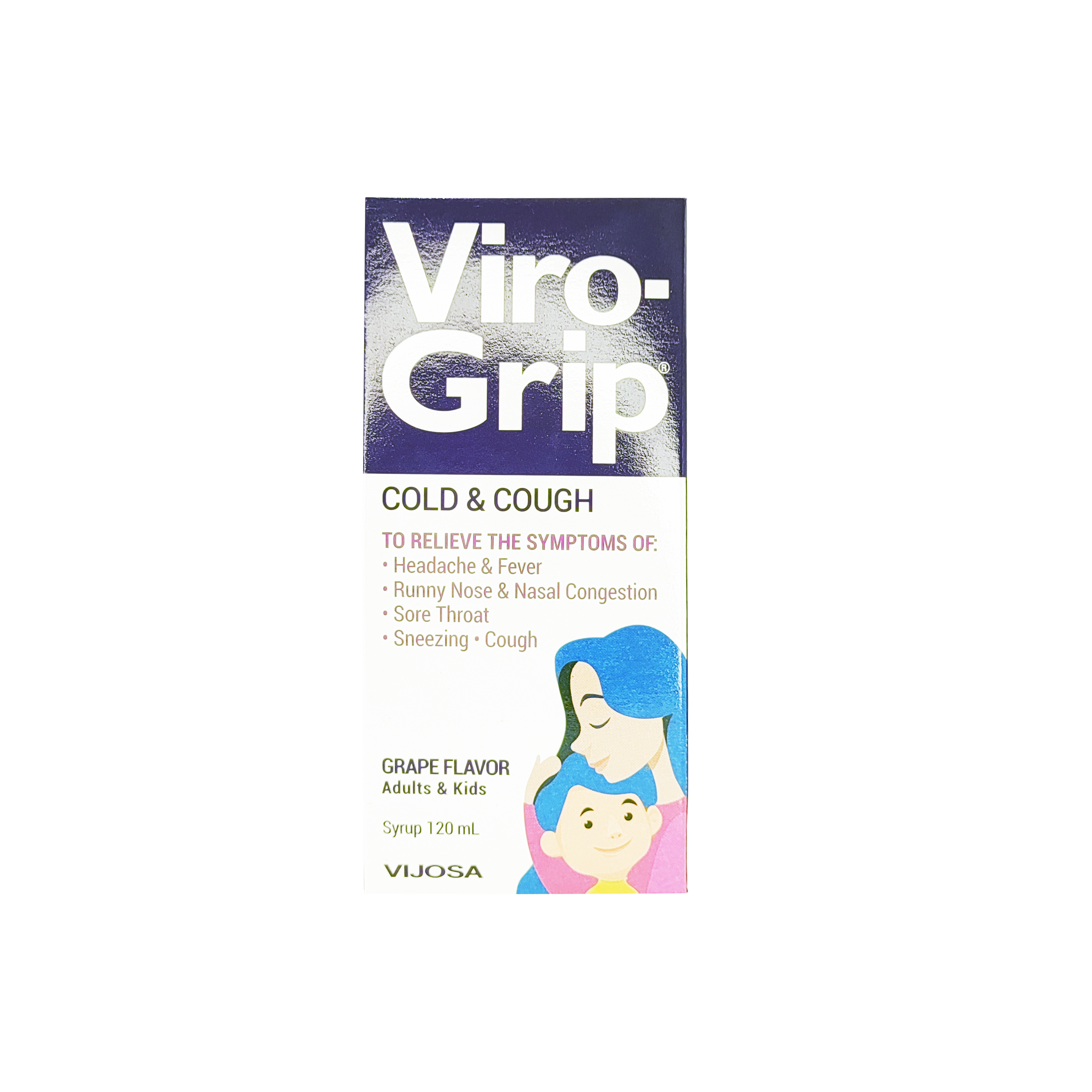 423_Virogrip Gripe y Tos Jarabe, frasco 120ml