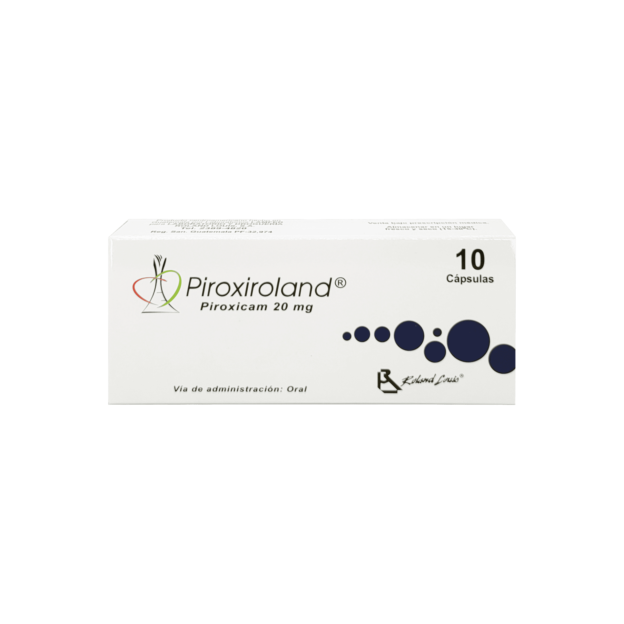 770_Piroxiroland 20mg, 1 de 10 capsulas