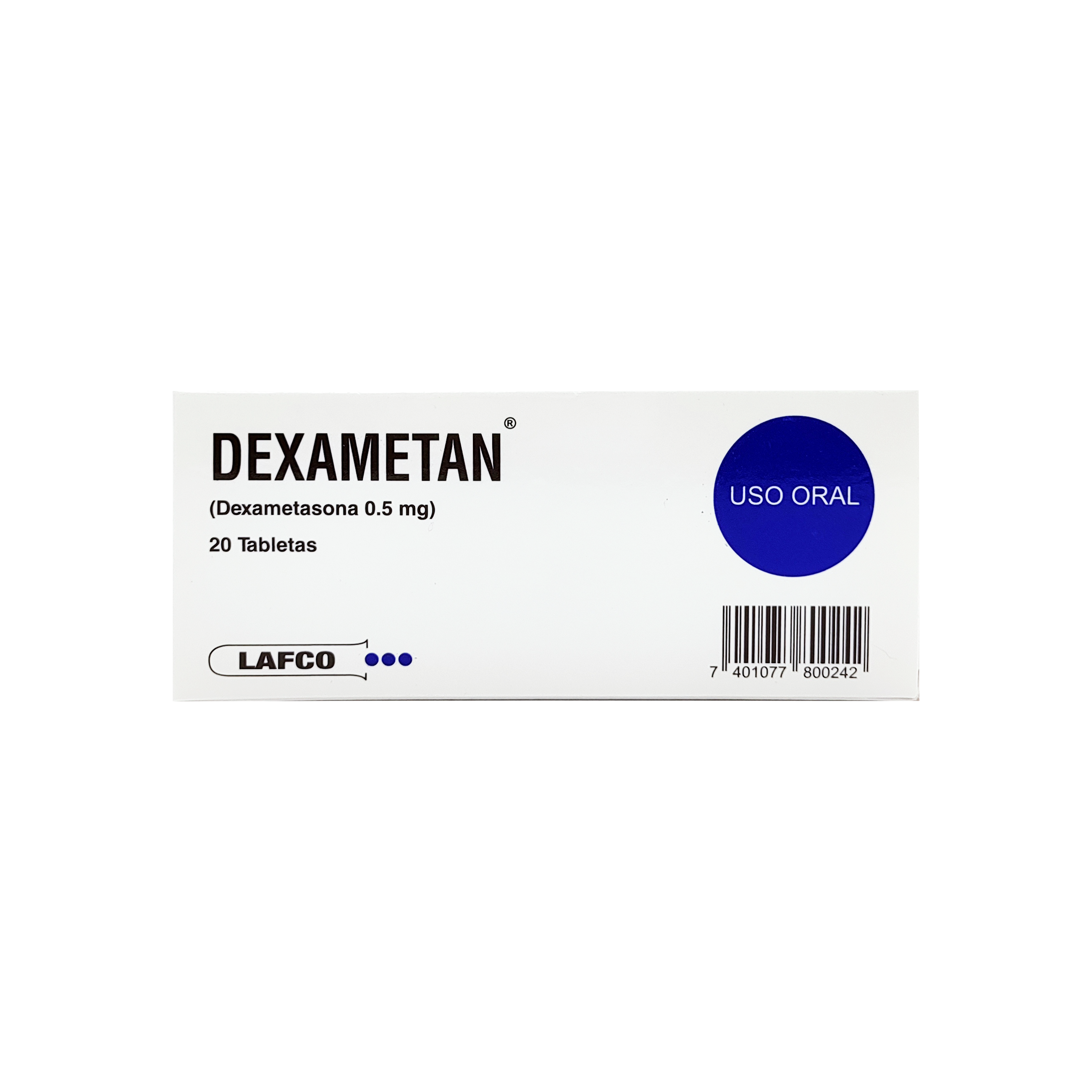 793_Dexametan 0.5mg, 1 de 20 tabletas