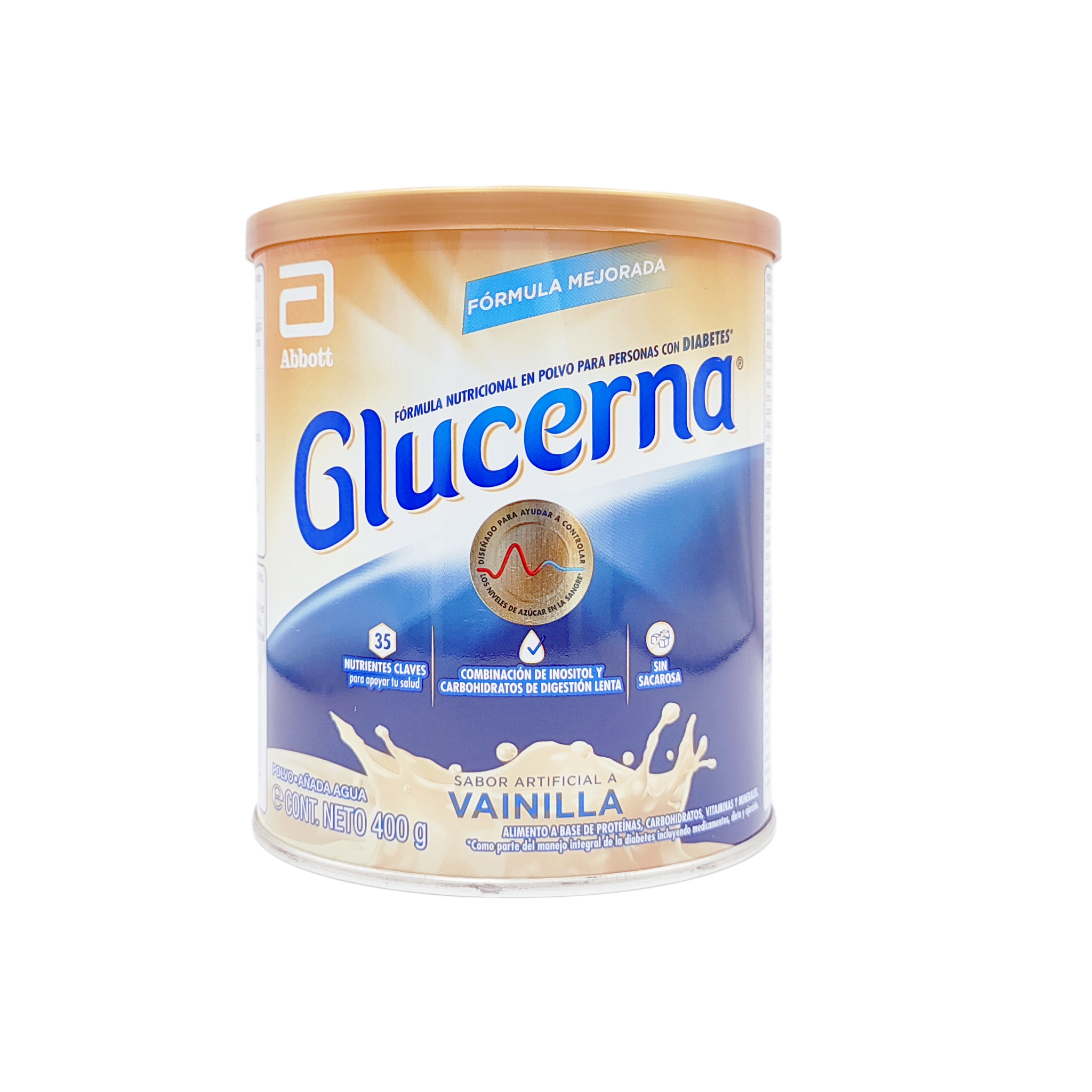 915_Glucerna Triple Care Vainilla, lata 400 gramos