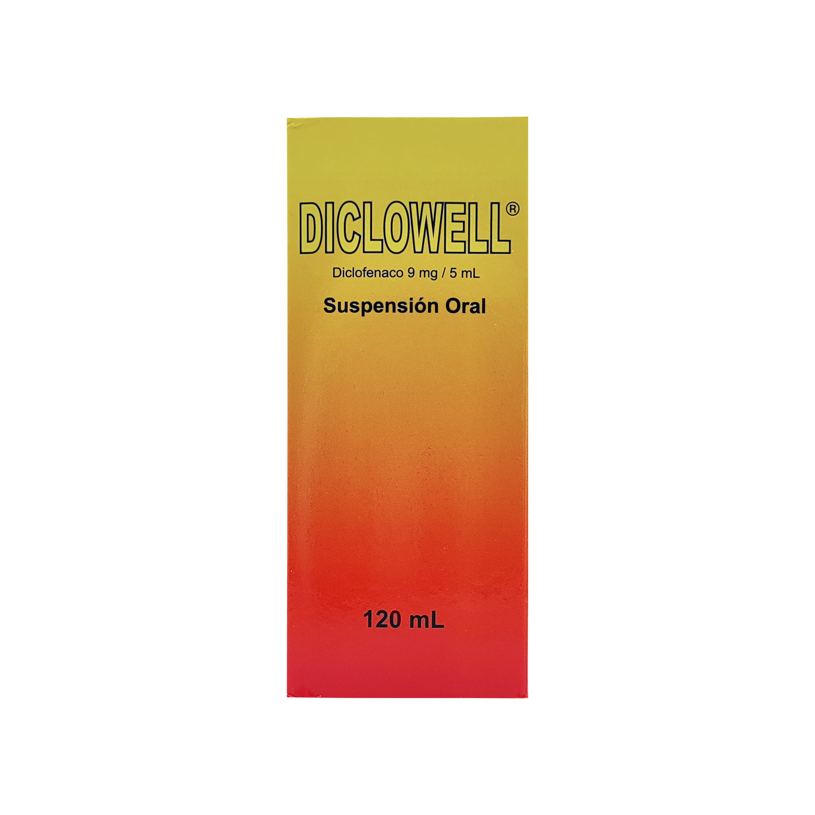 938_Diclowell 9mg_5ml Suspension, frasco 120ml