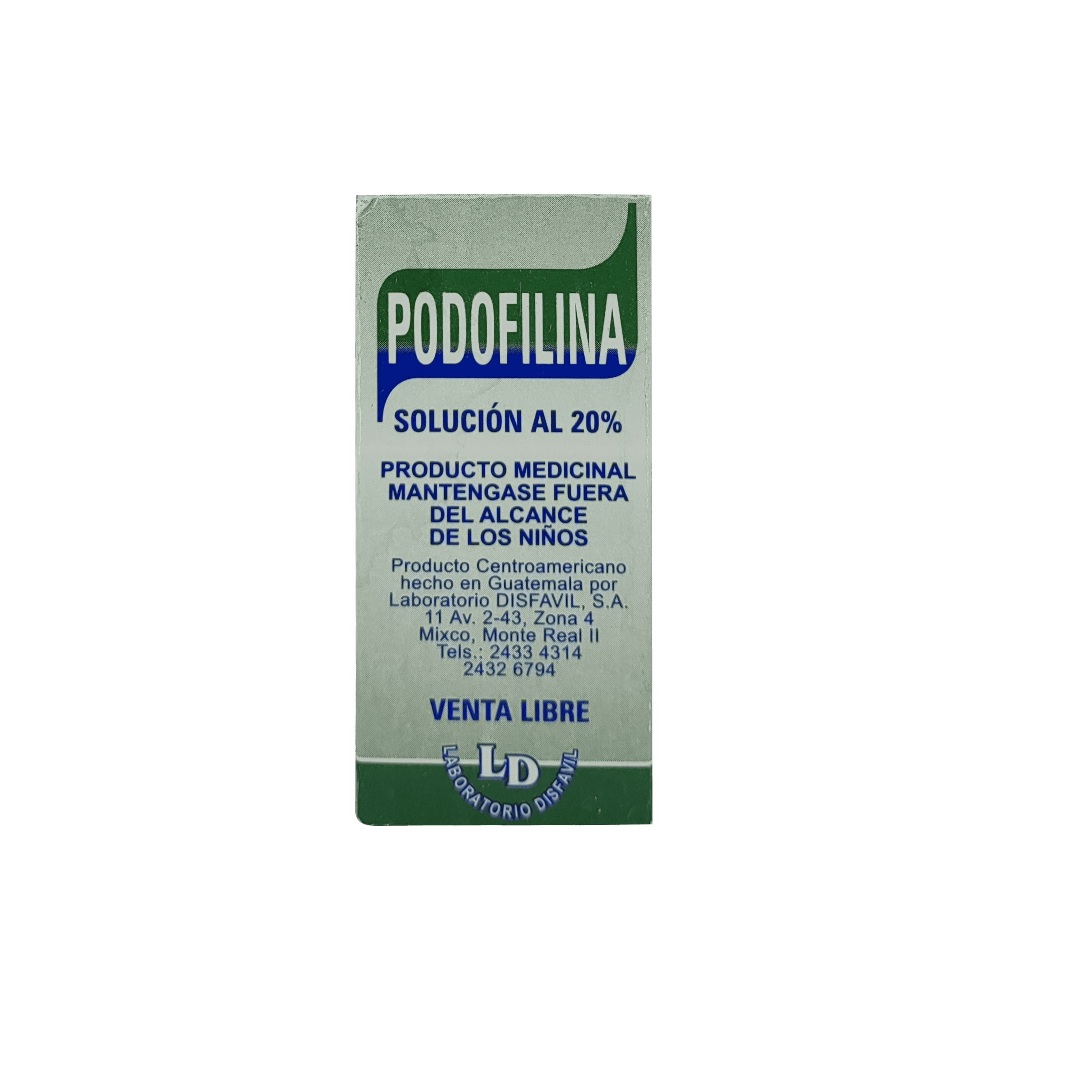959_Podofilina Disfavil 20% , frasco 10ml