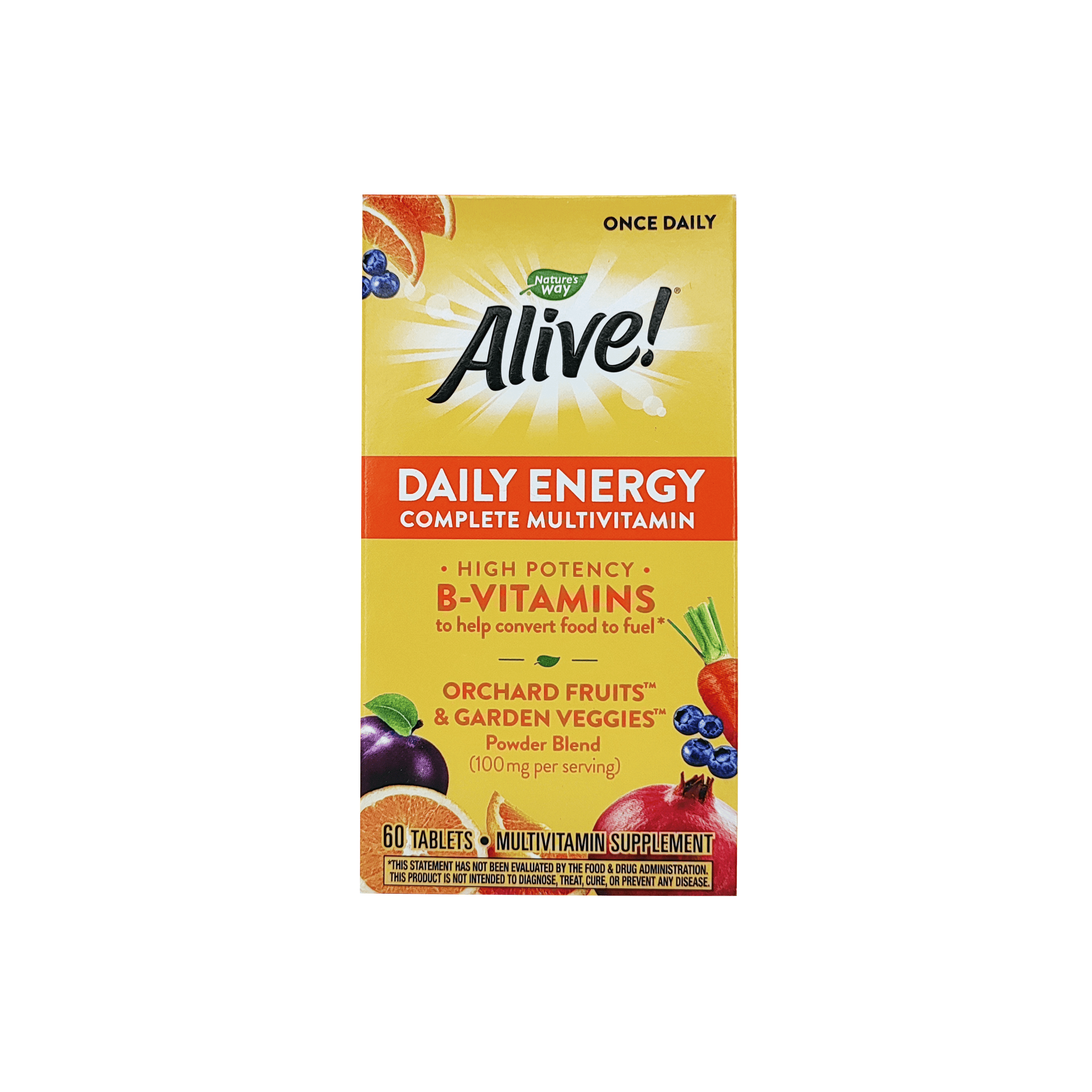 989_Alive Daily Energy, Frasco 60 Tabletas